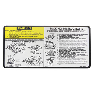 QRP® - Jacking Instruction Decal