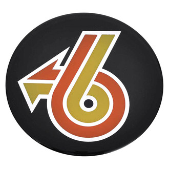 QRP® - Black Wheel Center Cap Emblem With Turbo-6 Logo