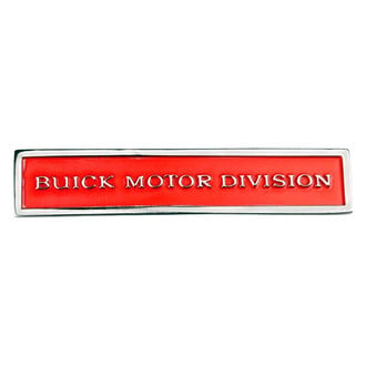 QRP® - "Buick Motor Division" Fender Emblem