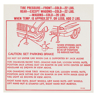QRP® - Trunk Jack Instruction Decal
