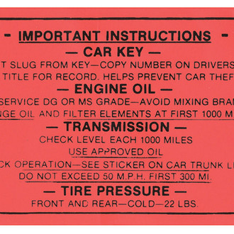 QRP® - Tire & Oil Pressure