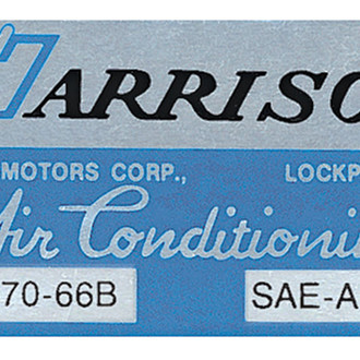 QRP® - Harrison Air Conditioning Decal