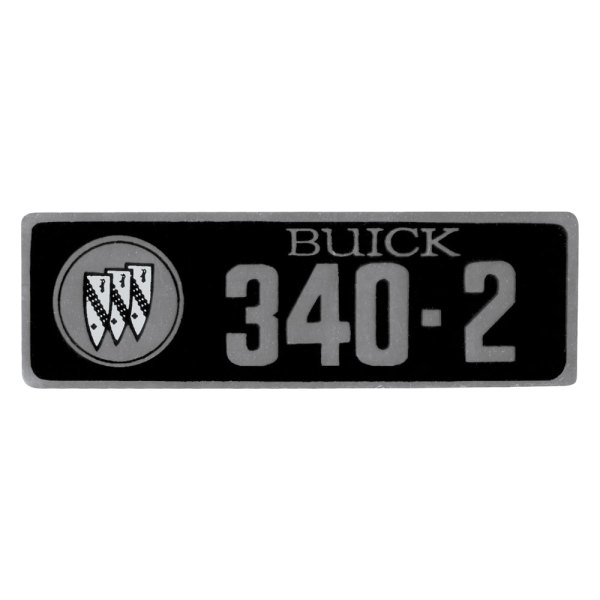 QRP® - "BUICK 340-2" Valve Cover Decal