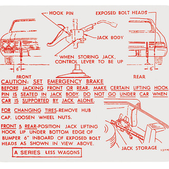 QRP® - Trunk Jack Instruction Decal
