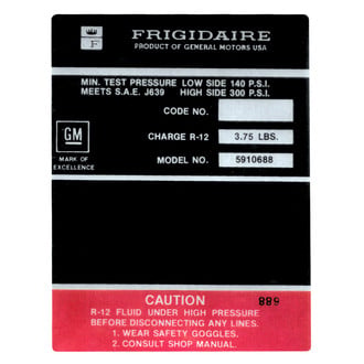 QRP® - AC Compressor Decal