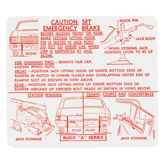 QRP® - Trunk Jack Instruction Decal