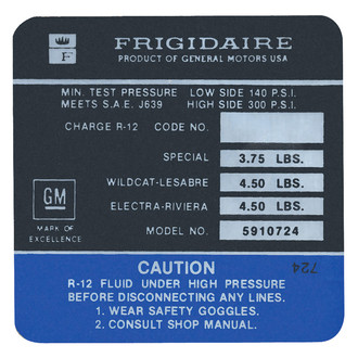 QRP® - AC Compressor Decal