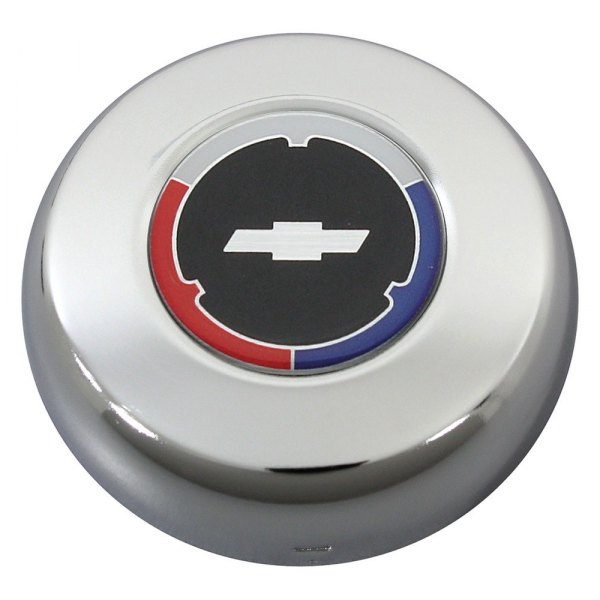 QRP® - Steering Wheel Horn Center Cap with White Bowtie on Black