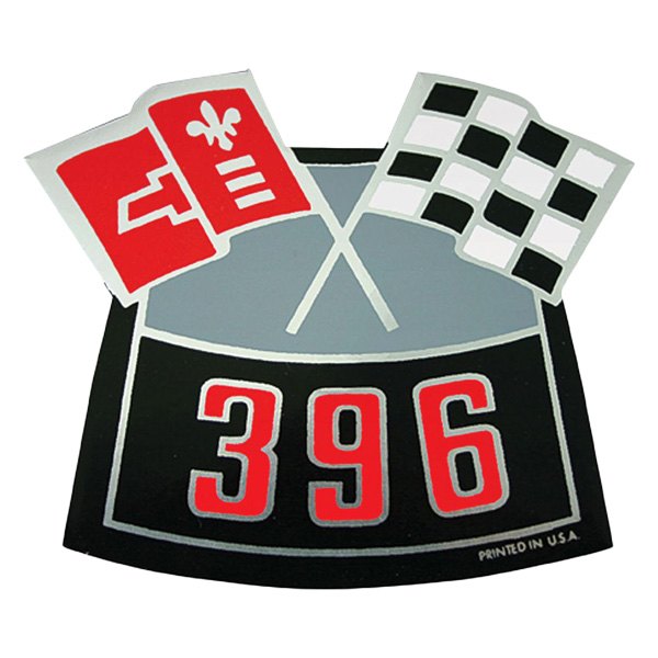 QRP® - "396 Crossed Flags" Turbo-Jet Decal