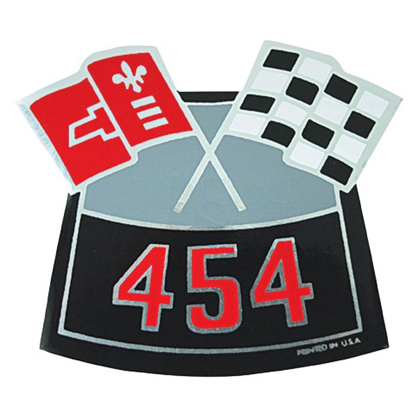 QRP® - "454 Crossed Flags" Turbo-Jet Decal
