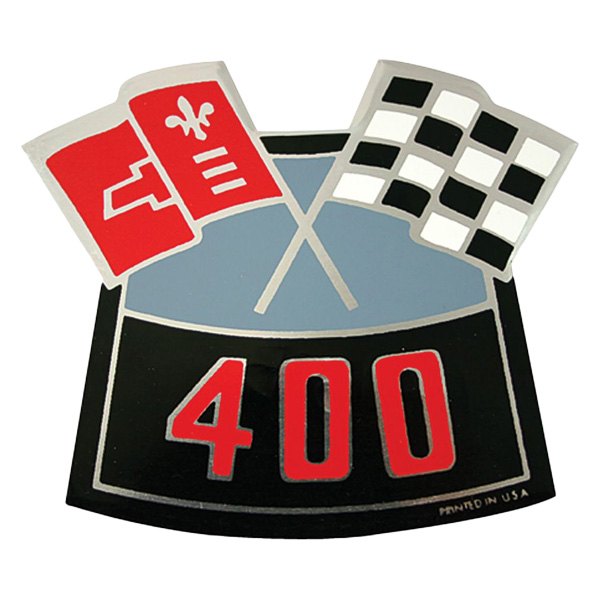 QRP® - "400 Crossed Flags" Turbo-Jet Decal