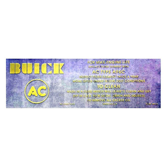 QRP® - "Buick AC" type A96C Technical Decal