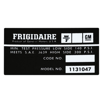QRP® - AC Compressor Decal