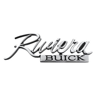 QRP® - "Riviera by Buick" Trunk Lid Emblem