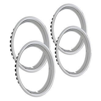 QRP® - 15" Stainless Steel Wheel Trim Rings with Stepped Lip
