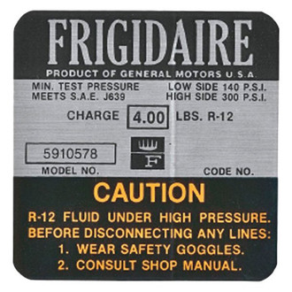 QRP® - AC Compressor Decal