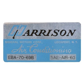 QRP® - A/C Evaporator Core Box Decal