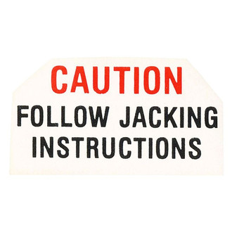 QRP® - Jack Base Caution Trunk Decal