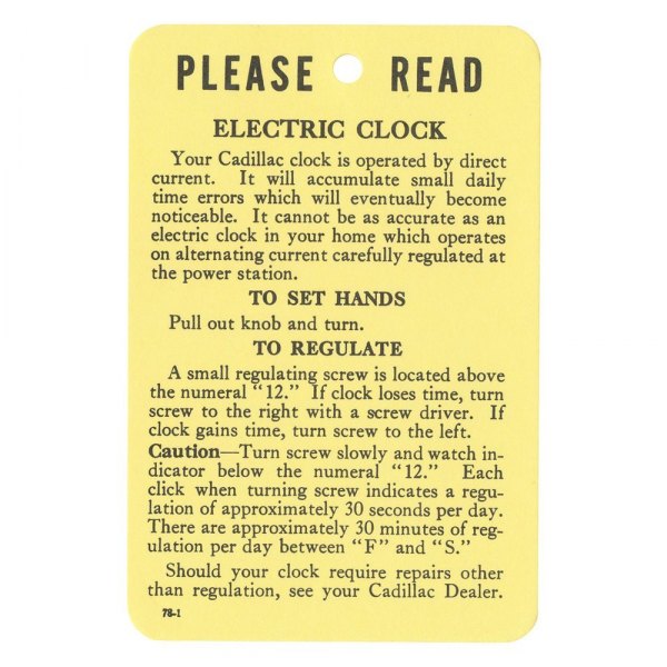 QRP® - Electric Clock Decal