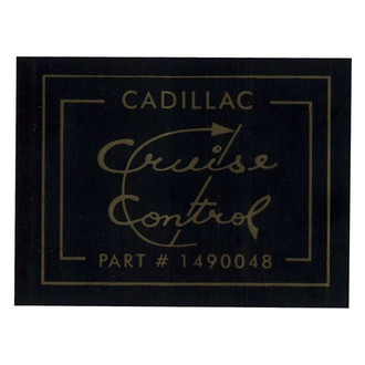 QRP® - Cruise Control Decal