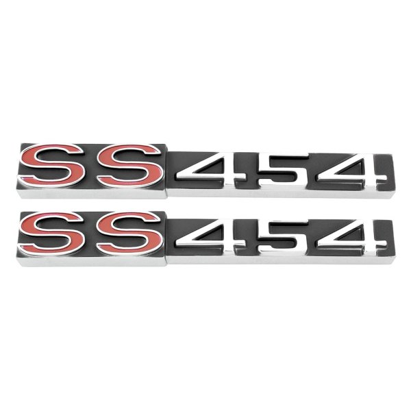 QRP® - "SS 454" Red Rocker Panel Emblems