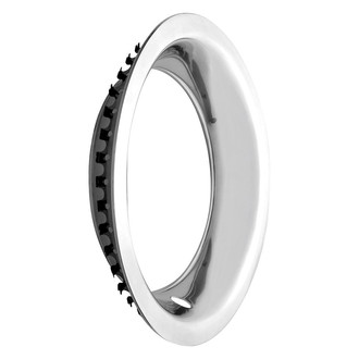 QRP® - 15" Stainless Steel Wheel Trim Ring with Round Lip