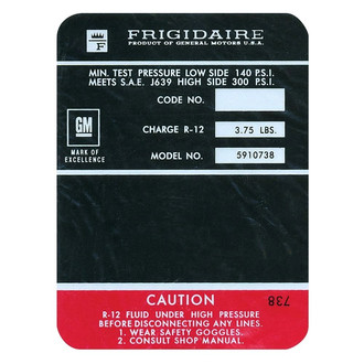 QRP® - Black AC Compressor Decal