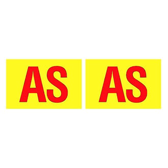 QRP® - "AS" Disc Brake Backing Plate Decals