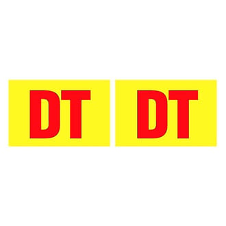 QRP® - "DT" Disc Brake Backing Plate Decals