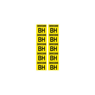 QRP® - "BH" Rear Coil Spring Tag
