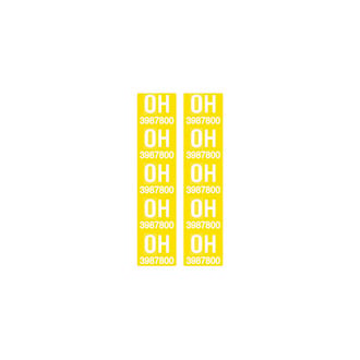 QRP® - "OH" Rear Coil Spring Tag