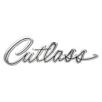 QRP® - "Cutlass" Script Trunk Lid Emblem