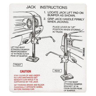 QRP® - Tire Stowage Decal