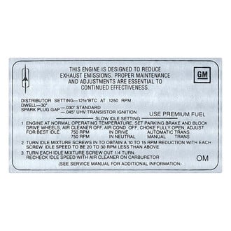 QRP® - Emissions Decal
