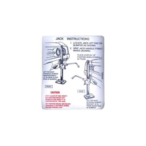 QRP® - Trunk Jack Instruction Decal