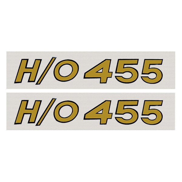 QRP® - "H/O 455" Hood Scoop Decals