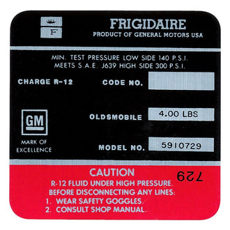 QRP® - AC Compressor Decal