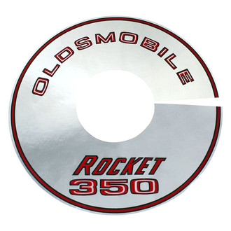 QRP® - "Oldsmobile Rocket 350" Air Cleaner Decal