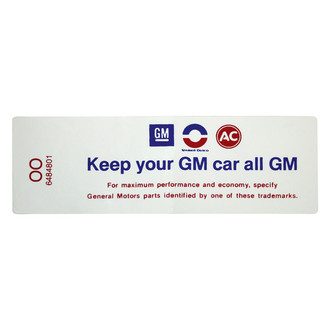 QRP® - Air Cleaner Decal