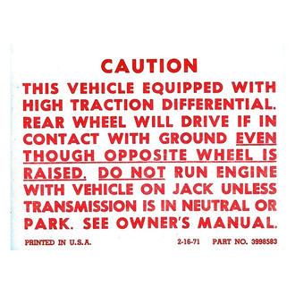 QRP® - Trunk Decal