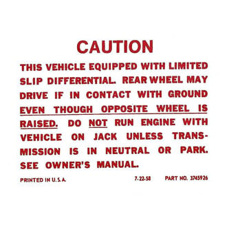 QRP® - Trunk Decal