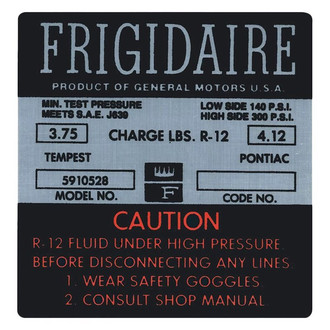 QRP® - AC Compressor Decal