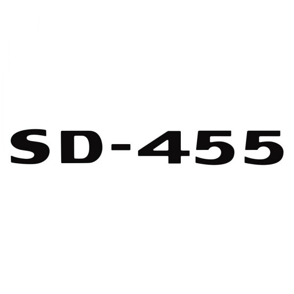 QRP® - "SD-455" Hood Scoop Decal