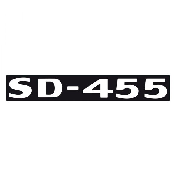 QRP® - "SD-455" Hood Scoop Decal