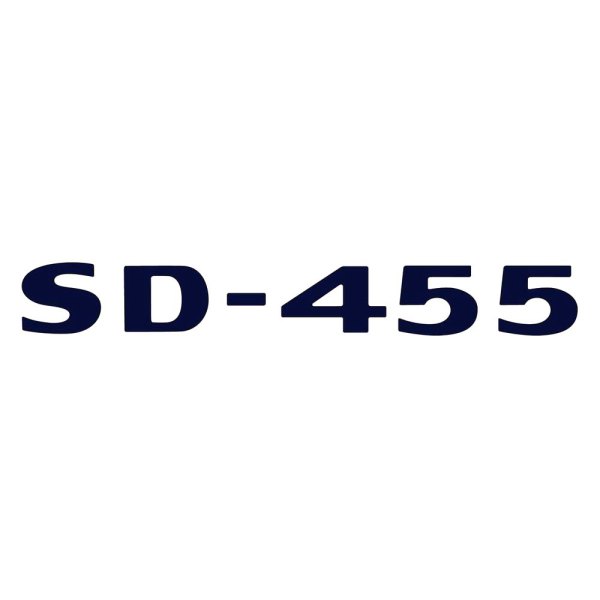 QRP® - "SD-455" Hood Scoop Decal