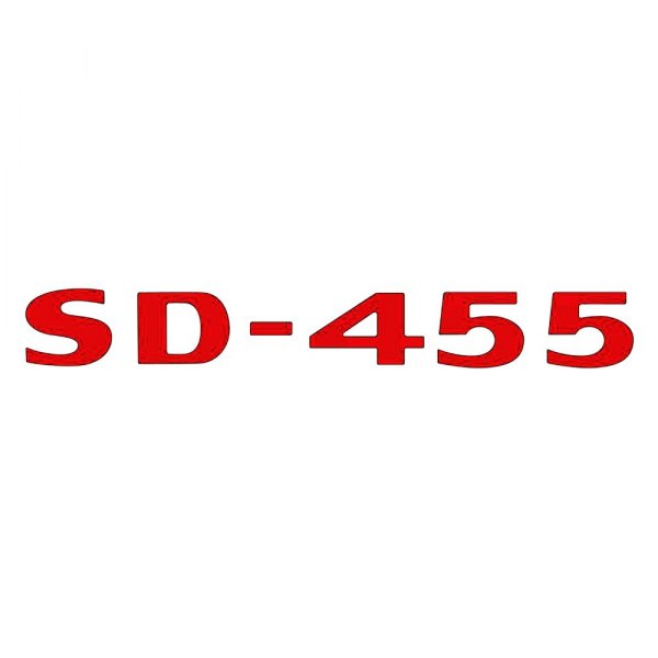 QRP® - "SD-455" Hood Scoop Decal