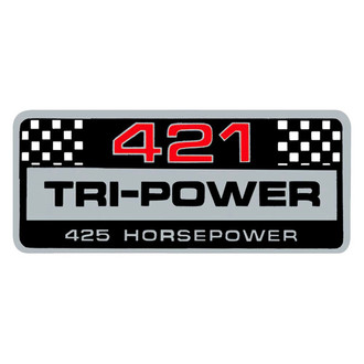 QRP® - "421 Tri-Power 425HP" Valve Cover Decal