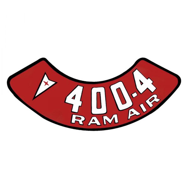 QRP® - "400-4 Ram Air" Air Cleaner Service Decal