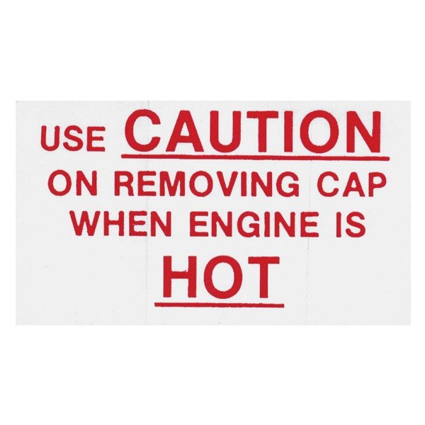 QRP® - Radiator Cap Decal