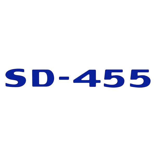 QRP® - "SD-455" Hood Scoop Decal